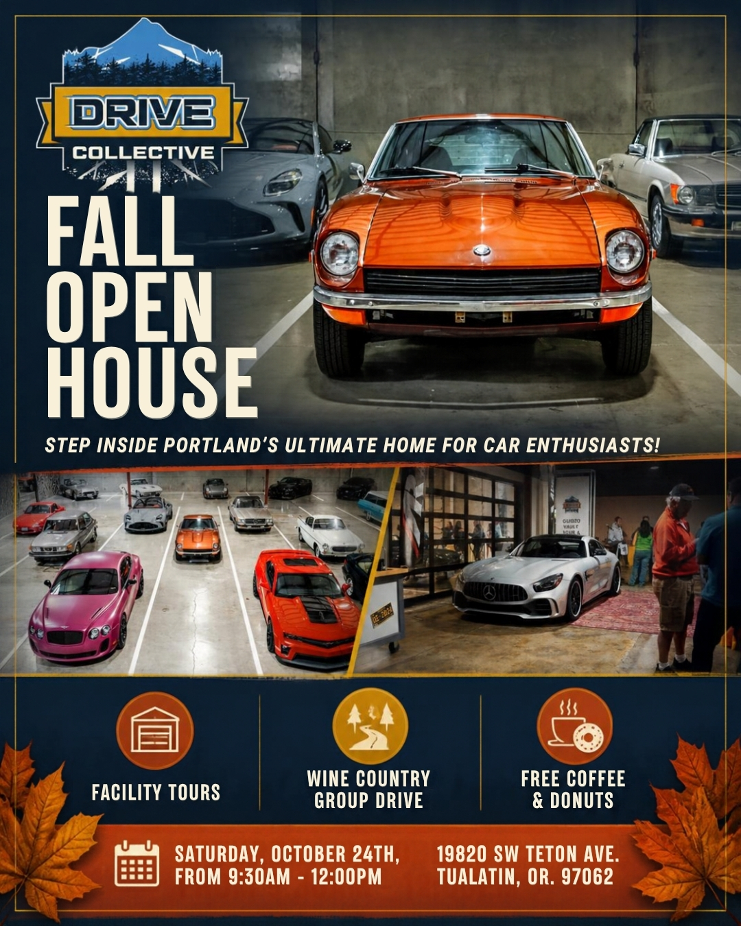 Fall Open House event poster